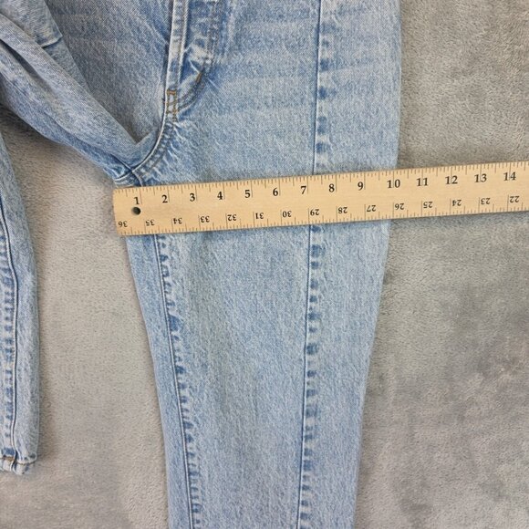 Revice Jeans Women's Size 27 Blue Gemini Fit High Rise Straight Leg Wedgie Crop - Picture 11 of 12